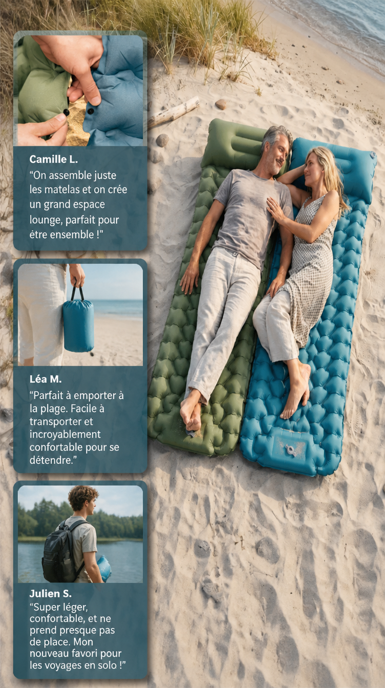 Matelas Gonflable LUMIVELAH